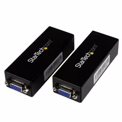 StarTech.com Extendeur vidéo VGA sur Cat5 – point à point (série UTPE), 1920 x 1200 pixels, Émetteur et récepteur AV, 80 m, N ...