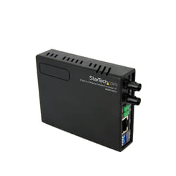 StarTech.com MCM110ST2GB convertisseur de support réseau 100 Mbit/s 1310 nm Multimode Noir