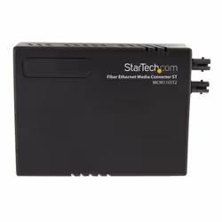 StarTech.com MCM110ST2GB convertisseur de support réseau 100 Mbit/s 1310 nm Multimode Noir