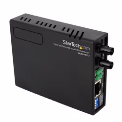 StarTech.com Convertisseur Fast Ethernet cuivre fibre optique multimode ST 10/100 - 2 km, 100 Mbit/s, IEEE 802.3, IEEE 802.3u ...