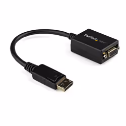 StarTech.com Adaptateur / Convertisseur vidéo actif DisplayPort vers VGA - M/F - 1920x1200 / 1080p, 0,225 m, DisplayPort, VGA ...