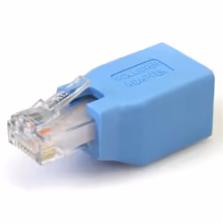 StarTech.com Adaptateur rollover console cisco pour câble RJ45 Ethernet - M/F, RJ-45, RJ-45, Bleu