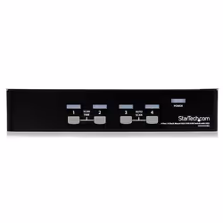 StarTech.com Commutateur KVM 4 Ports VGA USB, Montage en Rack et OSD - Switch KVM - 1920x1440