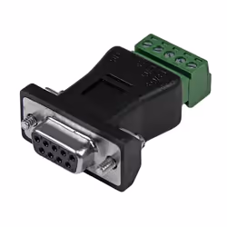 StarTech.com RS422 RS485 Serial DB9 -> Terminal Block Adapter, Noir