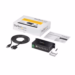 StarTech.com Robuste concentrateur industriel USB 7 ports, montable - Vue supplémentaire 6