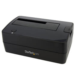 StarTech.com Station d'Accueil pour Disque Dur USB 3.0 à SATA à Baie Unique, Dock pour HDD USB 3.0 (5 Gbps), Docking Station pour HDD/SSD Externe 2,5/3,5" SATA I/II/III - Chargement par le Haut
