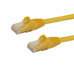 StarTech.com Câble réseau Ethernet RJ45 Cat6 de 30,48 m - Jaune, 30,5 m, Cat6, U/UTP (UTP), RJ-45, RJ-45