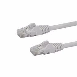 StarTech.com Câble réseau Ethernet RJ45 Cat6 de 30,48 m - Blanc, 30,5 m, Cat6, U/UTP (UTP), RJ-45, RJ-45