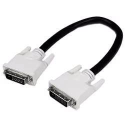 StarTech.com Câble d'écran Dual Link DVI-D 30cm - M/M, 0,3 m, DVI-D, DVI-D, Mâle, Mâle, Noir