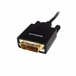 StarTech.com Câble Mini DisplayPort vers DVI de 1,8m - Adaptateur Mini DP à DVI - Vidéo 1080p - Passif mDP vers DVI-D Single Link, mDP ou Thunderbolt 1/2 Mac/PC vers Moniteur/Écran DVI