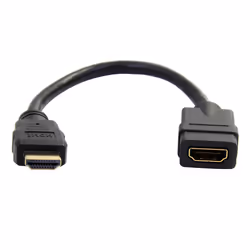 StarTech.com Rallonge HDMI 15,2cm - Câble HDMI Court M/F - Rallonge de Câble HDMI 4K - Économiseur de Port HDMI UHD 4K30Hz M/ ...