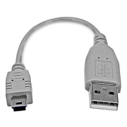 StarTech.com Câble Mini USB 2.0 15 cm - USB A vers mini USB B