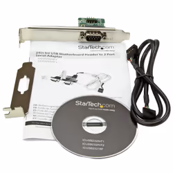 StarTech.com Adaptateur interne carte mère USB vers série RS232 61 cm - Vue supplémentaire 5