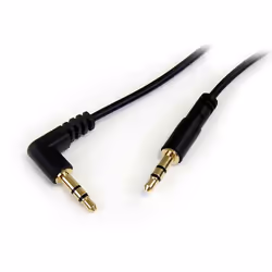 StarTech.com MU3MMSRA, 3,5mm, Mâle, 3,5mm, Mâle, 0,91 m, Noir