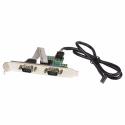StarTech.com Adaptateur Interne Carte Mère USB vers 2 Ports Série RS232 DB-9 - 61 cm, IDC, Série, RS-232, Microsoft WHQL, CE, ...