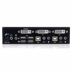 StarTech.com Commutateur KVM 2 Ports DVI, USB et Audio - Switch KVM DVI Dual Link - 2560x1600