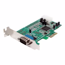 StarTech.com Carte PCI Express à Faible Encombrement avec 1 Port Série RS232 - UART 16550, PCIe, Série, PCI 1.1, RS-232, Vert ...