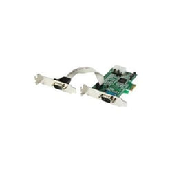 StarTech.com Carte PCI Express à Faible Encombrement avec 2 Ports Série RS232 - UART 16550