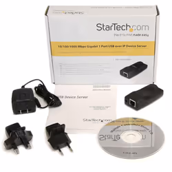 StarTech.com Serveur de périphériques USB sur IP Gigabit 10/100/1000 Mb/s 1 port