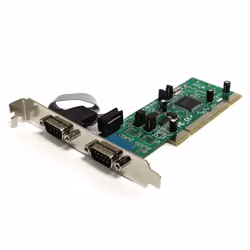 StarTech.com Carte PCI avec 2 Ports DB-9 RS422/485 - Adaptateur Série - UART 161050, PCI/PCI-X, Série, RS-422, RS-485, CE, FC ...