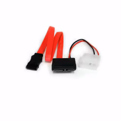 StarTech.com Câble adaptateur 30 cm Slimline SATA vers SATA avec alimentation LP4, 0,304 m, SATA III, SATA 13-pin, SATA 7-pin ...