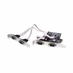 StarTech.com Carte PCI Express avec 4 Ports DB-9 RS232 - Adaptateur PCIe Série - UART 16550, PCIe, Série, RS-232, 26280 h, CE ...