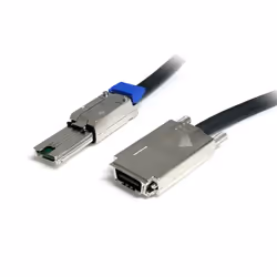 StarTech.com Câble SAS SCSI série externe 2 m - SFF-8470 vers SFF-8088, 2 m, SFF-8470 (32-pin SAS), SFF-8088 (26-pin, Mini-SA ...