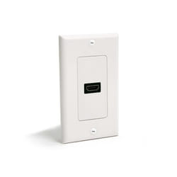 StarTech.com HDMIPLATE Plaque de commutation et obturateur Blanc