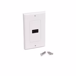 StarTech.com HDMIPLATE Plaque de commutation et obturateur Blanc