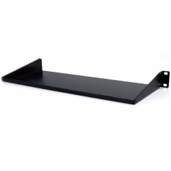 StarTech.com Etagère universelle montée en rack fixe de 7 po de profondeur 1U - 15 kg, Étagère, Noir, Acier, 15 kg, 1U, CE, U ...