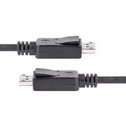 StarTech.com Câble DisplayPort 1.2 50cm - Câble DisplayPort Certifié VESA 4K x 2K Ultra HD - Câble Court DP à DP pour Moniteur - Cordon d'Affichage/Vidéo DP Fin - Connecteurs DP à Verrouillage