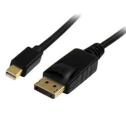 StarTech.com Câble Mini DisplayPort vers DisplayPort 1.2 de 3 m - Câble Adaptateur Mini DP vers DisplayPort 4K x 2K UHD - Câble Mini DP vers DP pour Moniteur - Câble de Conversion mDP vers DP