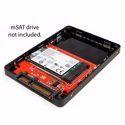 StarTech.com Boîtier d'adaptateur SSD SATA vers Mini SATA 2,5 po - Vue supplémentaire 4