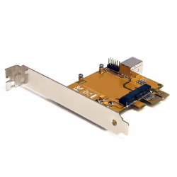 StarTech.com Adaptateur de carte PCI Express vers Mini PCI Express, PCIe, Mini PCIe, 0 - 55 °C, -20 - 85 °C, 5 - 95%, 14 mm
