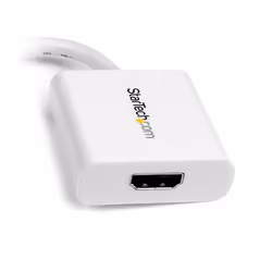 StarTech.com Adaptateur Mini DisplayPort vers HDMI - Convertisseur Vidéo mDP à HDMI - 1080p - Mini DP ou TB 1/2 Mac/PC vers Moniteur/Affichage HDMI - Câble Passif mDP 1.2 vers HDMI - Blanc