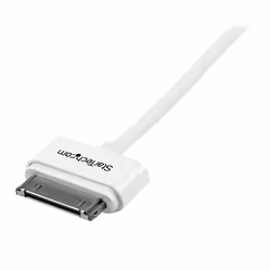 StarTech.com Câble connecteur Apple Dock 30 broches vers USB de 1 m pour iPad, iPhone, iPod - Blanc