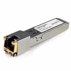 StarTech.com Module SFP GBIC compatible Cisco SFP-GE-T - Transceiver Mini GBIC 1000BASE-T, Cuivre, 1250 Mbit/s, SFP, SFP, 100 ...