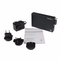 StarTech.com Convertisseur Ethernet Gigabit sur Fibre Optique MultiMode SC - 1000 Mb/s - 550m - Vue supplémentaire 5