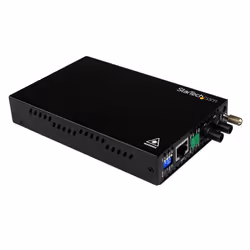 StarTech.com Convertisseur Ethernet sur Fibre Optique MultiMode ST - 10/100Mb/s - 2km, 200 Mbit/s, 10Base-T, 100Base-FX, Fast ...