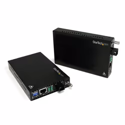 StarTech.com Convertisseur Ethernet sur Fibre Optique MonoMode SC avec WDM - 10/100Mb/s - 20km, 200 Mbit/s, 100Base-TX, 10Bas ...