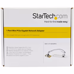 StarTech.com Carte réseau Mini PCI Express Gigabit Ethernet NIC - Vue supplémentaire 5