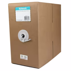 StarTech.com Câble en vrac Cat5e Solide UTP 304,8 m - Câble Réseau Cat 5e - Gris, 304,9 m, Cat5e, U/UTP (UTP)