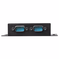 StarTech.com Hub adaptateur industriel USB vers série 2 ports à fixation murale avec clips de rail DIN