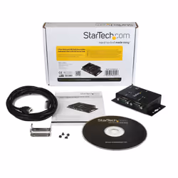 StarTech.com Hub adaptateur industriel USB vers série 2 ports à fixation murale avec clips de rail DIN - Vue supplémentaire 5
