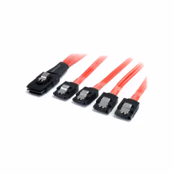StarTech.com Câble SAS Serial Attached SCSI 1 m - SFF-8087 vers 4 SATA à verrouillage