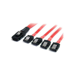 StarTech.com Câble SAS Serial Attached SCSI 1 m - SFF-8087 vers 4 SATA à verrouillage