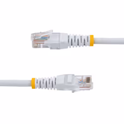 StarTech.com Câble patch UTP Cat5e de 15 m avec RJ45 moulé blanc - Cordon de connexion de 15 m