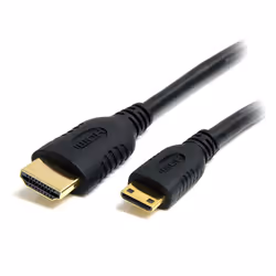 StarTech.com Câble HDMI haute vitesse avec Ethernet 0,5 m - HDMI vers HDMI Mini - M/M, 0,5 m, HDMI Type A (Standard), HDMI Ty ...