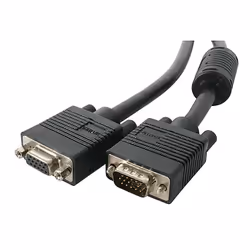 StarTech.com Câble d'extension vidéo pour écran VGA haute résolution 15 m - HD15 M/F, 15 m, VGA (D-Sub), VGA (D-Sub), Mâle, F ...