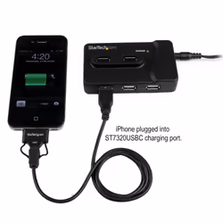 StarTech.com Hub combiné USB 3.0/2.0 6 ports avec port de charge - Vue supplémentaire 5